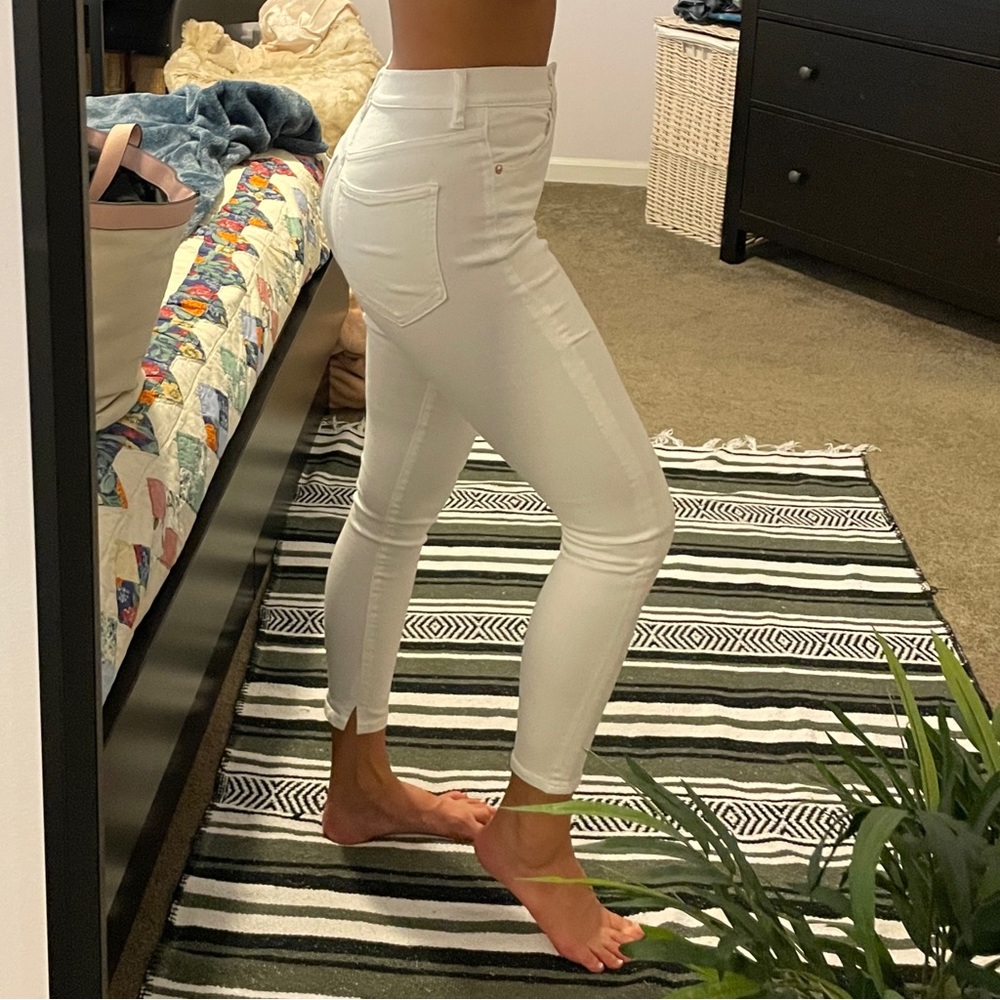 Express high rise cropped skinny jeans 0R